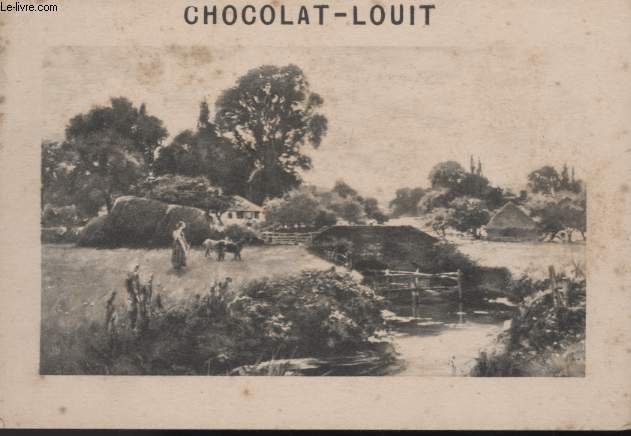 CHROMOLITHOGRAPHIE - CHOCOLAT-LOUIT