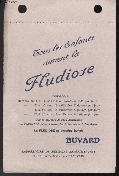 BUVARD - FLUDIOSE