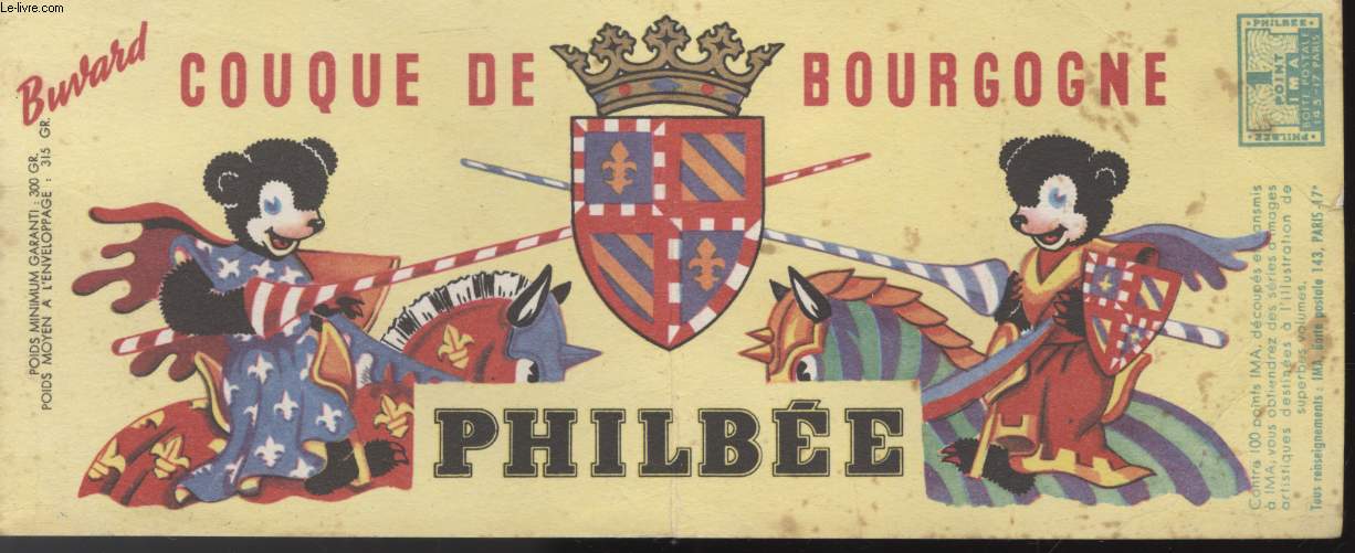 BUVARD - COUQUE DE BOURGOGNE - PHILBEE
