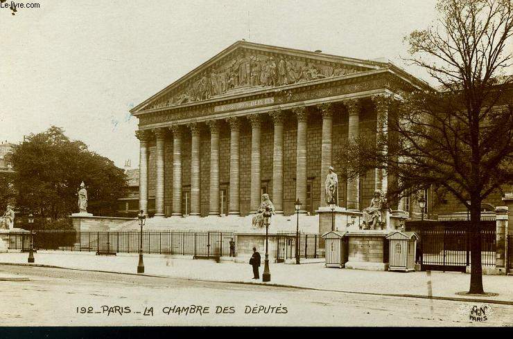 CARTE POSTALE - 192 - PARIS - LA CHAMBRE DES DEPUTES
