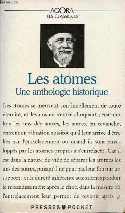 Les atomes une anthologie historique - Collection agora les classiques n84.