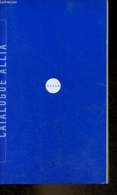 Catalogue de la Bibliothque Allia 2007.