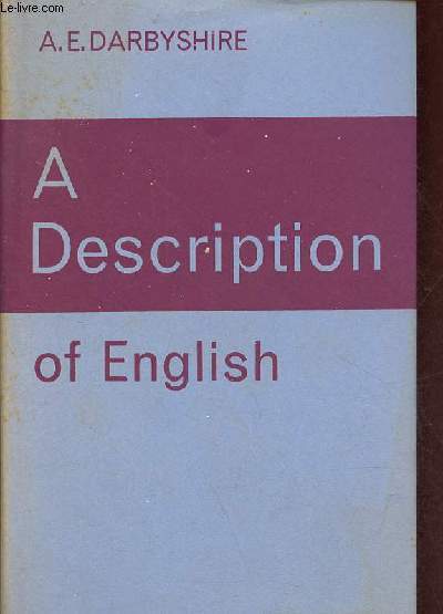 A Description of English.
