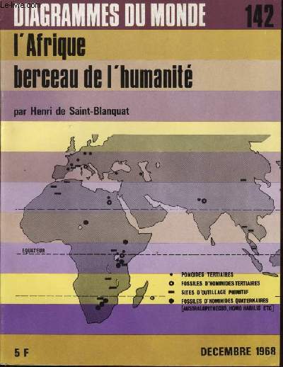 Diagramme N 142 - L'Afrique berceau de l'humanit