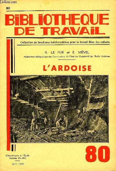 BIBLIOTHEQUE DE TRAVAIL N80 - L'ARDOISE