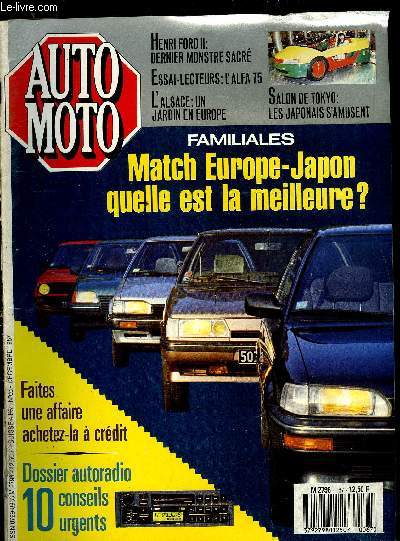 AUTO MOTO N 66 - Match Europe-Japon : les familiales, Citron AX GT : presque une GTI, Volvo 760 : confort d'abord, Opel Corsa Diesel : de l'entrain, mais quel attrait ?, 1988 : les motos anti-crise, Moto pratique : A pleins poumons en pleine campagne
