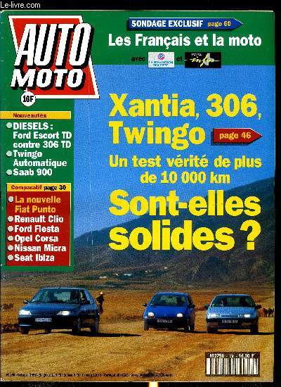 AUTO MOTO N 130 - La future Twingo, Automatique : un embrayage rvolutionnaire, Pirates de la route : l't chaud des autoroutes lyonnaises, Patrick Le Qument, le pre de la Twingo, ITI : une autoroute belle et gratuite en Auvergne