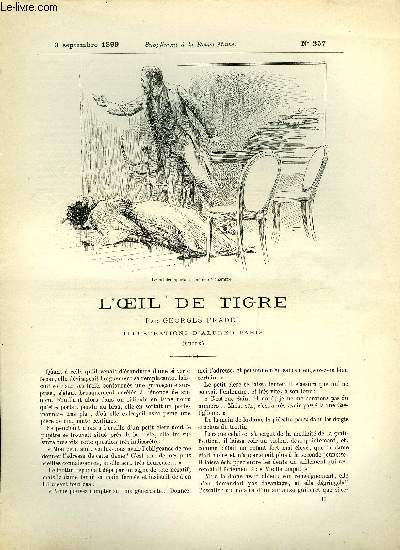 SUPPLEMENT A LA REVUE MAME N 257 - L'oeil de tigre (suite) par Georges Pradel, illustrations d'Alfred Paris