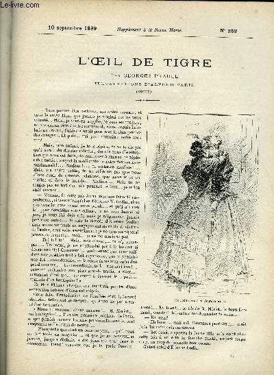 SUPPLEMENT A LA REVUE MAME N 258 - L'oeil de tigre (suite) II. par Georges Pradel, illustrations d'Alfred Paris