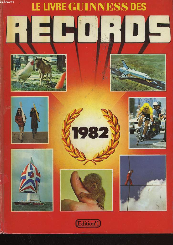 LE LIVRE GUINNESS DES RECORDS 1982.