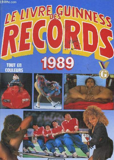 LE LIVRE GUINNESS DES RECORDS 1989.