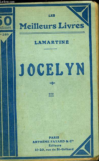 JOCELYN - TOME 3