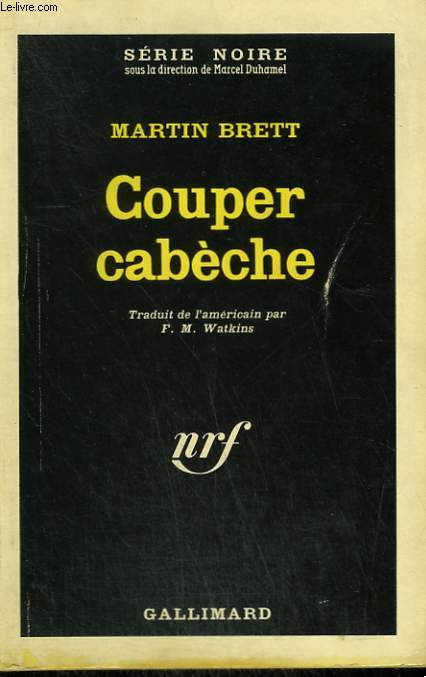 COUPER CABECHE. COLLECTION : SERIE NOIRE N 858