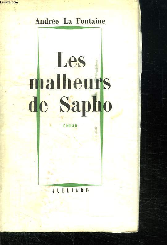 LES MALHEURS DE SAPHO.