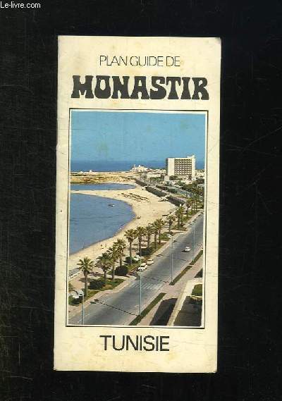 PLAN GUIDE DE MONASTIR. TUNISIE.