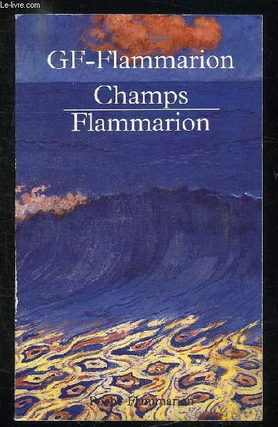 CATALOGUE. GF FLAMMARION CHAMPS FLAMMARION.
