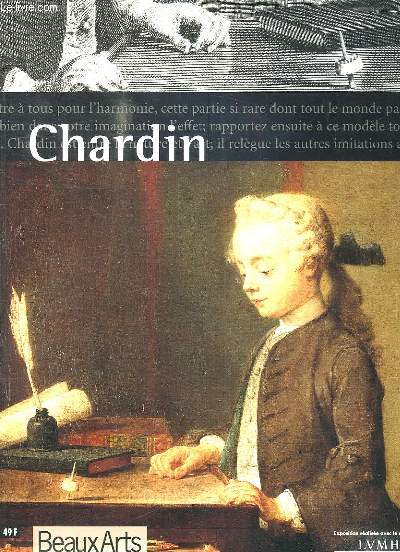 BEAUX ARTS COLLECTION . CHARDIN.