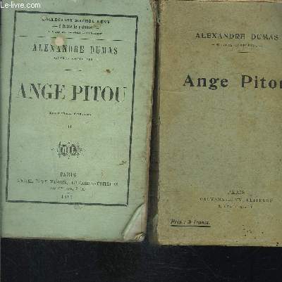 L ANGE PITOU- 2 TOMES EN 2 VOLUMES