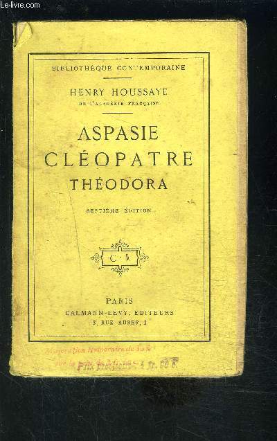 ASPASIE CLEOPATRE THEODORA
