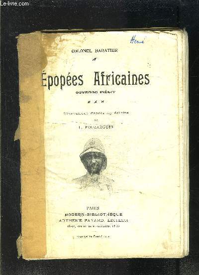 EPOPEES AFRICAINES- VENDU EN L ETAT