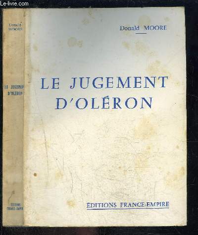 LE JUGEMENT D OLERON