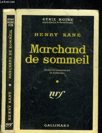 MARCHAND DE SOMMEIL - COLLECTION SERIE NOIRE 426