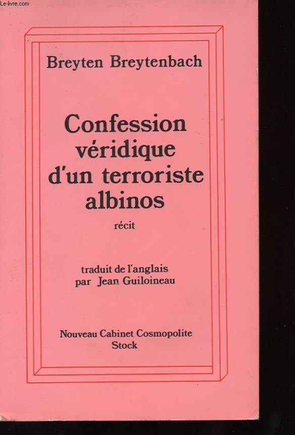 CONFESSION VERIDIQUE D'UN TERRORISTE ALBINOS