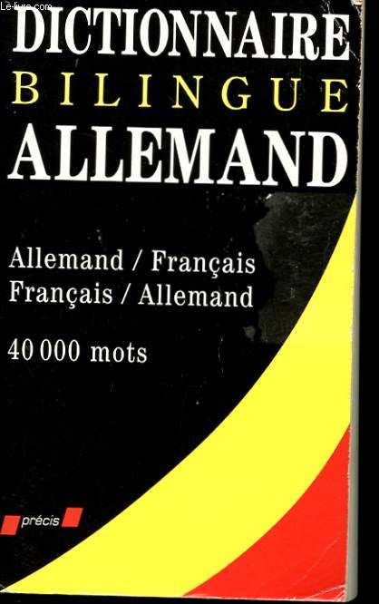DICTIONNAIRE DE POCHE ALLEMAND. ALLEMAND-FRANCAIS. FRANCAIS-ALLEMAND