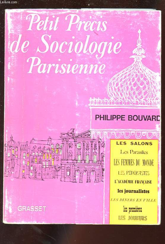 PETIT PRECIS DE SOCIOLOGIE PARISIENNE