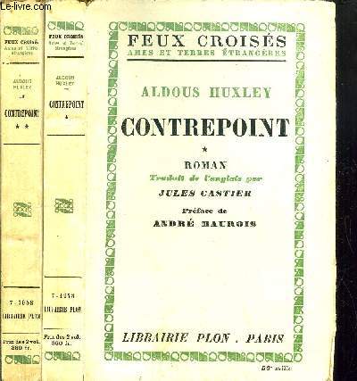 CONTREPOINT- 2 VOLUMES - TOMES I+II - COLLECTION FEUX CROISES
