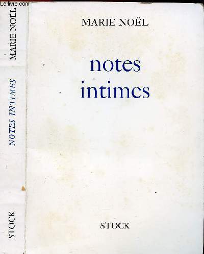 NOTES INTIMES