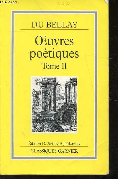 OEUVRES POETIQUES - TOME II -