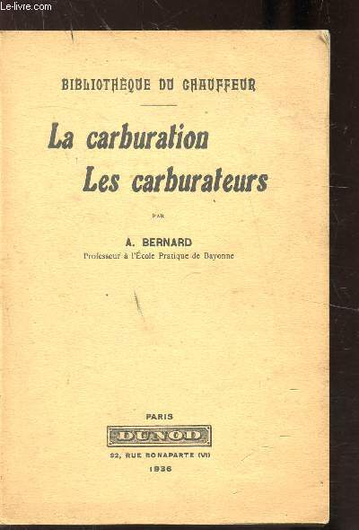 LA CARBURATION - LES CARBURATEURS -