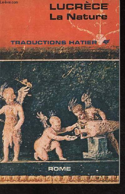 La nature extraits - Rome - Collection traductions hatier.
