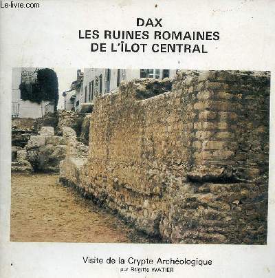 Dax les ruines romaines de l'lot central visite de la crypte archologique.