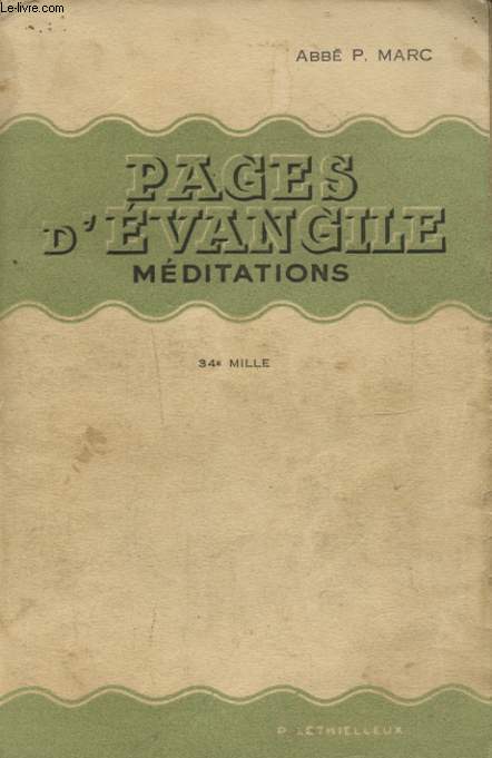 PAGES D EVANGILE MEDITATIONS