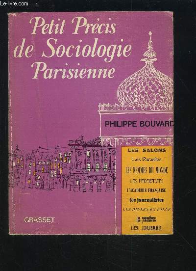 PETIT PRECIS DE SOCIOLOGIE PARISIENNE.