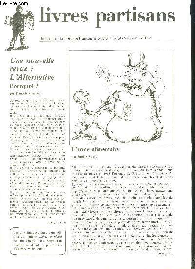 LIVRES PARTISANS / BULLETINS DES EDITIONS FRANCOIS MASPERO/ OCTOBRE-NOVEMBRE 1979
