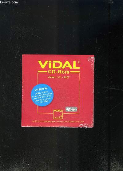 1 CD ROM VIDAL: VERSION 3/3 - 2007