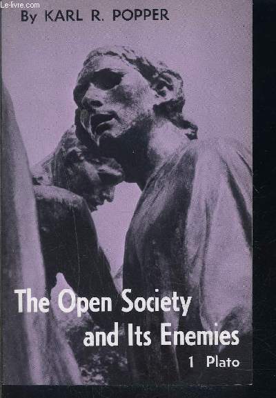 THE OPEN SOCIETY AND ITS ENEMIES- VOL.I THE SPELL OF PLATO- En anglais