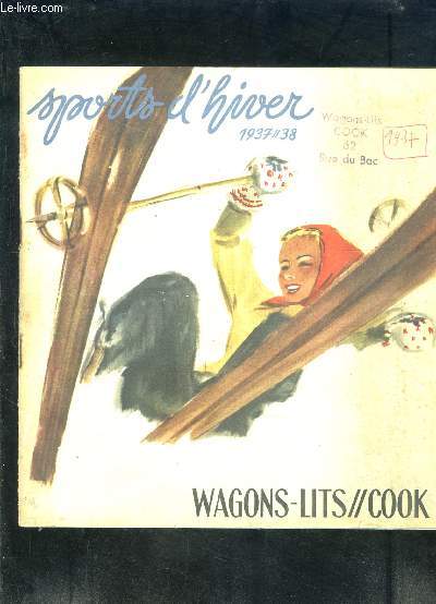 WAGONS-LITS//COOK- SPORTS D HIVER 1937-38