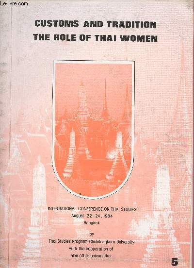 CUSTOMS AND TRADITION, THE ROLE OF THAI WOMEN