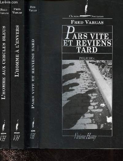 1 COFFRET - 3 VOLUMES : L'HOMME AUX CERCLES BLEUS + L'HOMME A L'ENVERS + PARS VITE ET REVIENS TARD