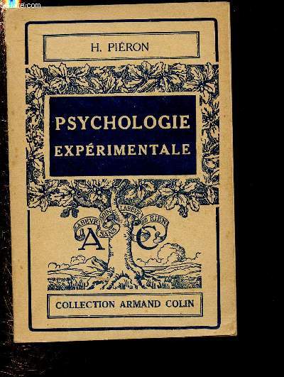 PSYCHOLOGIE EXPERIMENTALE - COLLECTION 