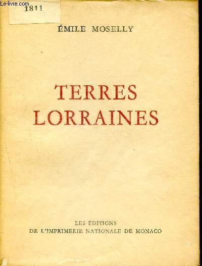 Terres lorraines / collection des prix goncourt