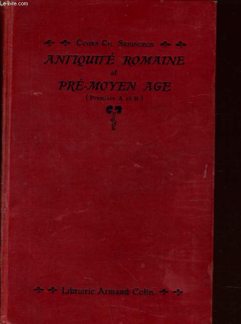 ANTIQUITE ROMAINE ET PRE MOYEN AGE (premire A et B)