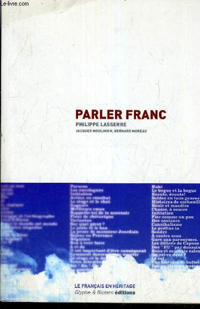 PARLER FRANC.