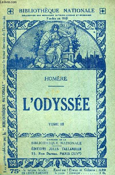 L'ODYSSEE TOME 3.