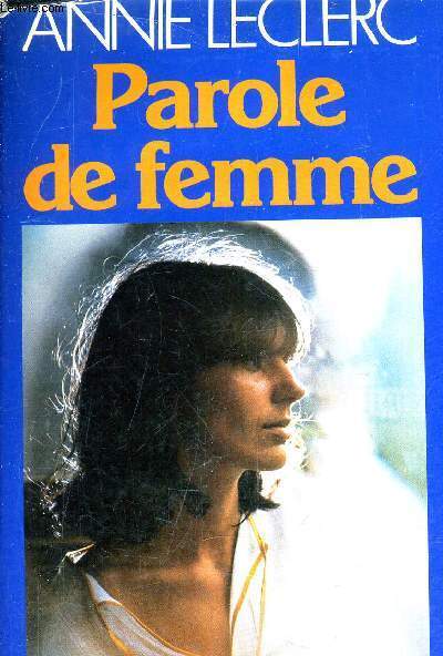 PAROLE DE FEMME.