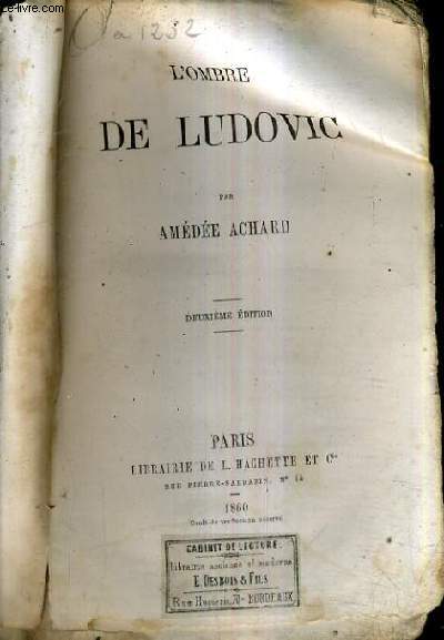 L'OMBRE DE LUDOVIC / 2E EDITION.